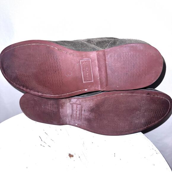 John Varvatos Brownish Green Suede Size 7.5 Chukka Boots - Picture 8 of 11